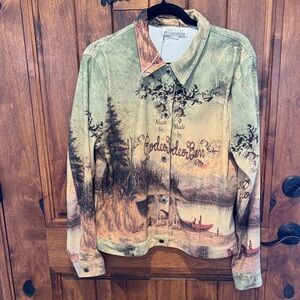 Scenic Print Jacket